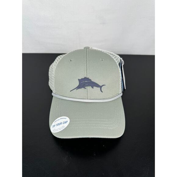 Tommy Bahama Tip Your Cap Swordfish Logo Adjustable Hat NEW Adult - Picture 1 of 4